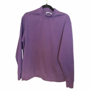 Zara Purple Sweatshirt Women's Size Large